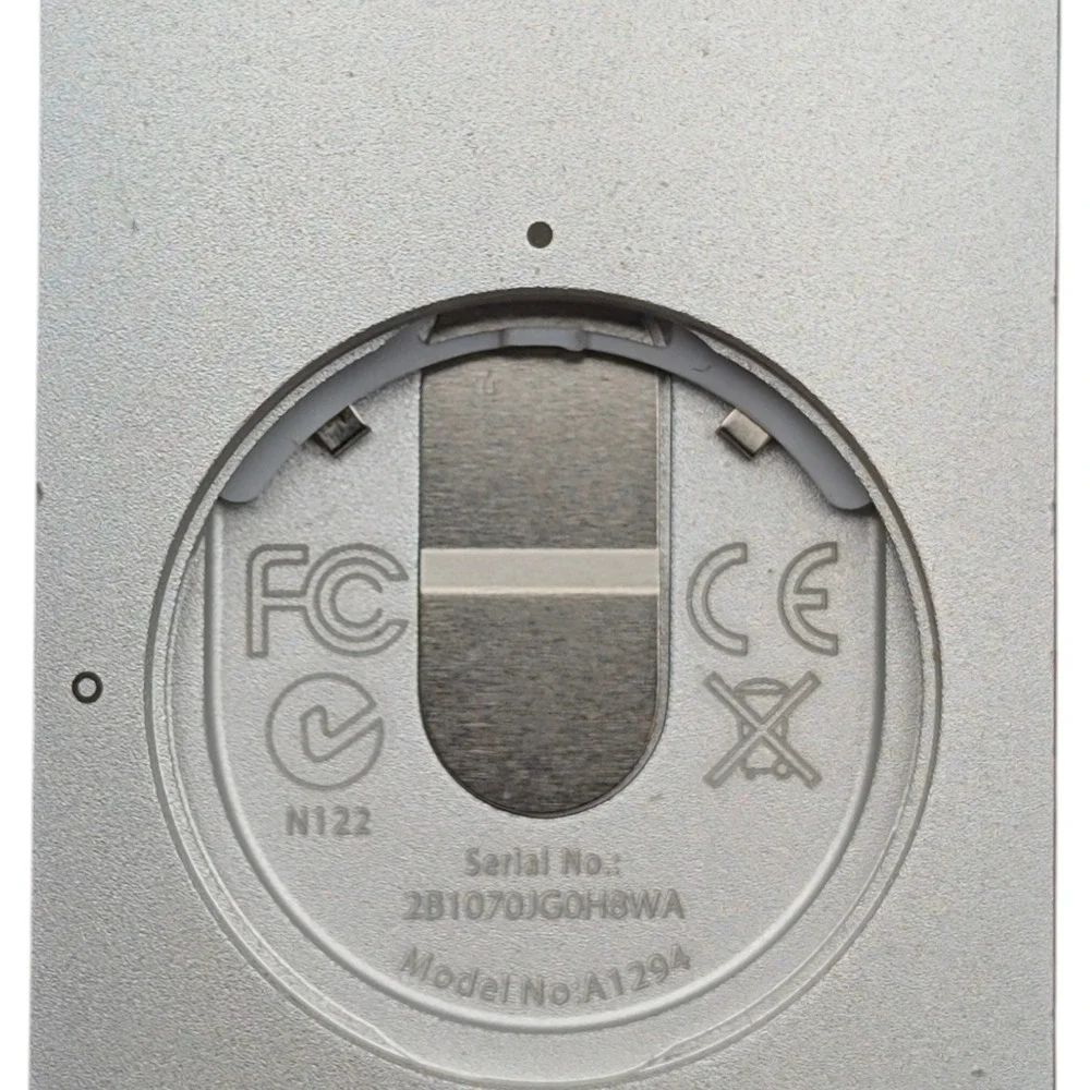 Apple TV Remote A1294 (1st Generation)‎ Silver Aluminum Media Player Controller